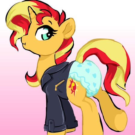 1 character flat color sketch