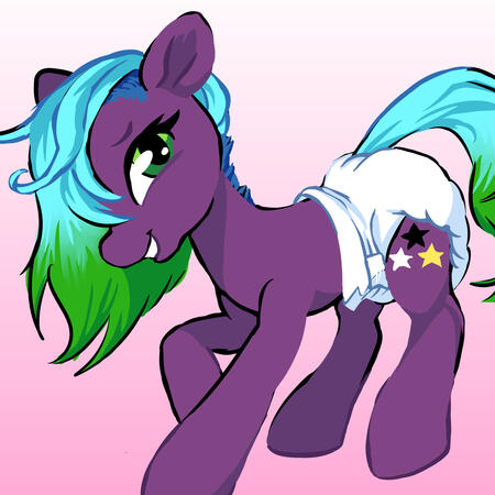 1 character flat color sketch